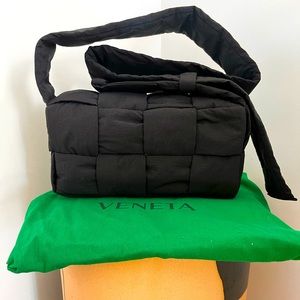 Bottega veneta padded nylon shoulder bag